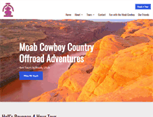 Tablet Screenshot of moabcowboy.com